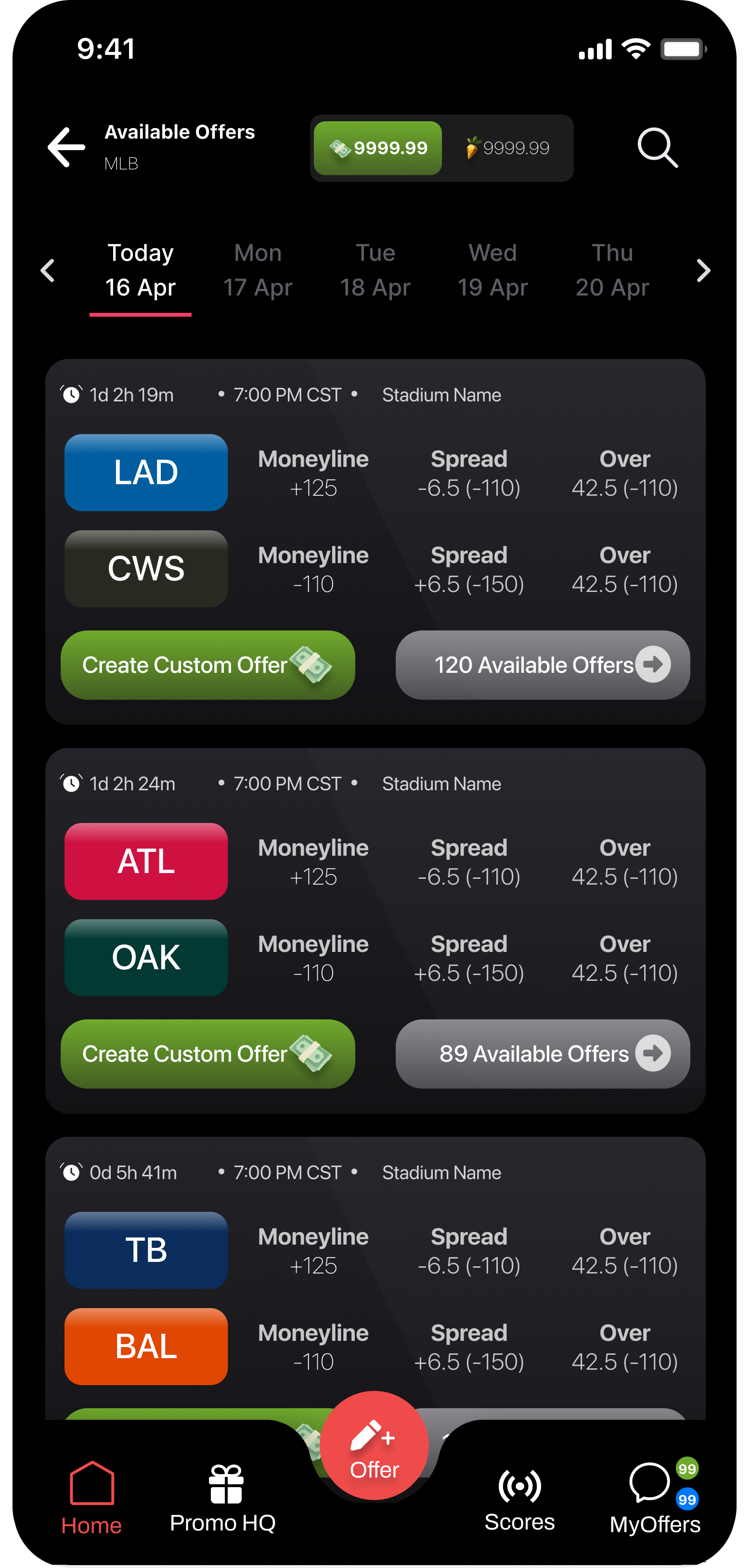 Available offers on Rabbet